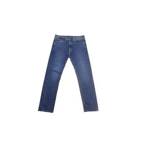 Levis 506 Jeans Mens 34x32 Blue Denim Regular Fit Straight Leg Medium Wash